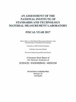 cover image of An Assessment of the National Institute of Standards and Technology Material Measurement Laboratory